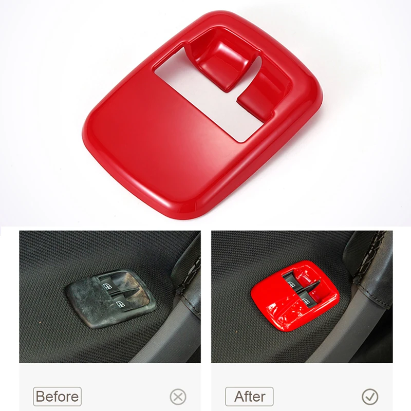 2 шт. автомобильный стеклоподъемник переключатель Панель управления наклейка