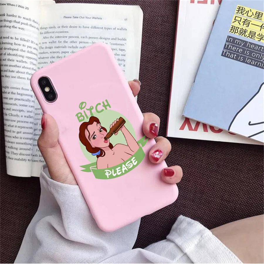Чехол для телефона Un bitch please con las princesitas Disneys для huawei p30 p30 lite p20 p10 mate 20 pro 10 lite honor 20 9 10 lite