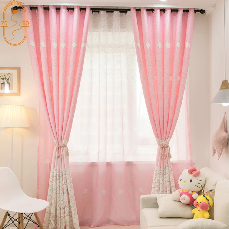 Современные детские шторы для детской спальни теплые принцессы с принтом