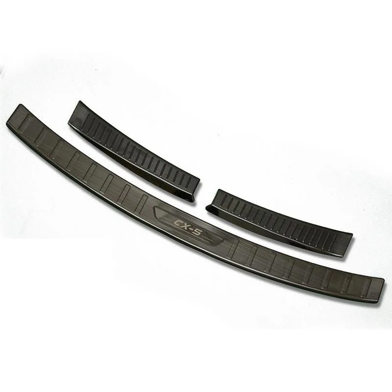 

Second generation Stainless Steel Rear Bumper Protector Sill Trunk Tread Plate Trim For Mazda CX-5 CX5 2017 2018 Car styling