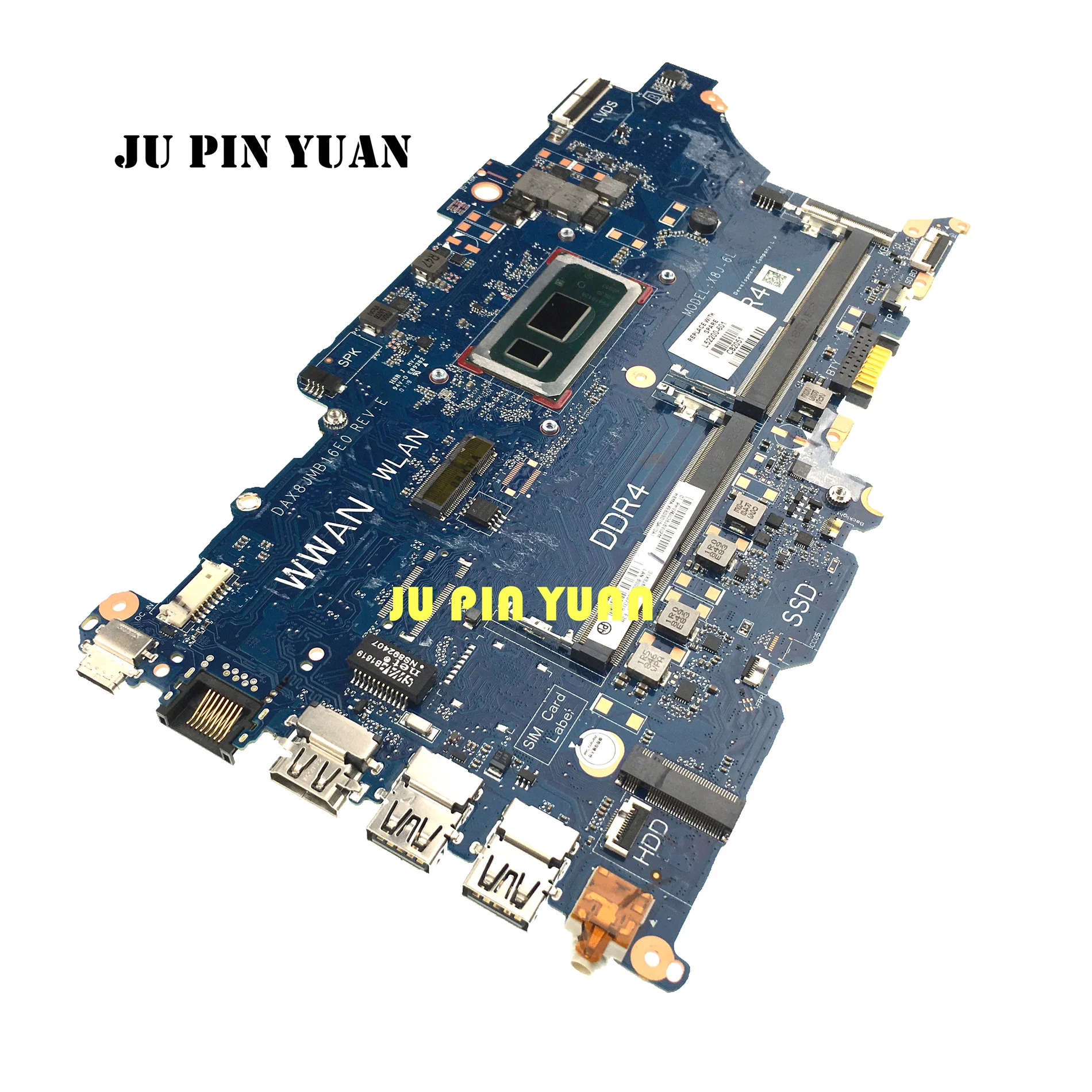 

For HP ProBook 440/450 G6 ZHAN 66 Pro 14 G2 Laptop Motherboard L52200-601 L52200-001 DAX8JMB16E0 With SREJQ i5-8265U Full Tested