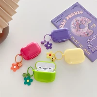 candy colors little flower pendant apple airpods 1 2 3 pro case cover iphone earbuds accessories airpod case air pods case