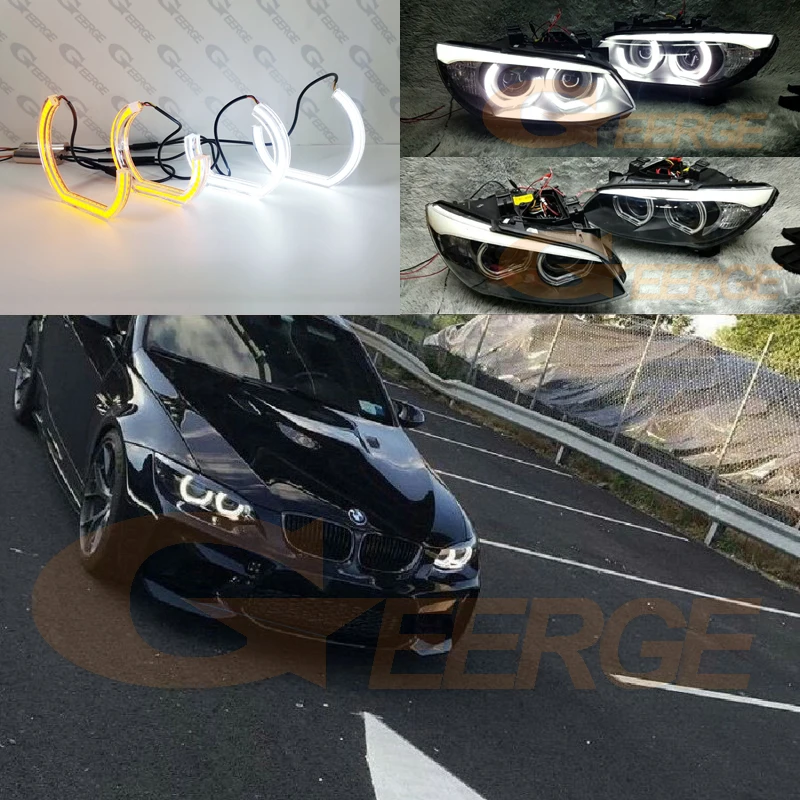 

For BMW 3 Series E92 E93 LCI 328i 335i 2011 2012 2013 Ultra bright Crystal DTM M4 Style led Angel Eyes halo rings Day Light