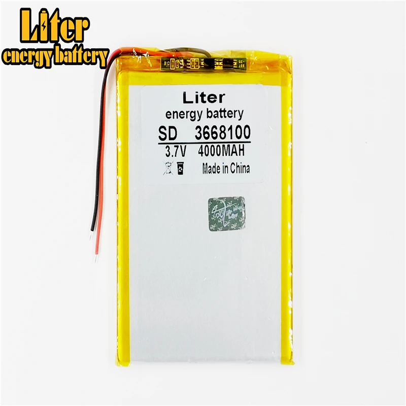 3 7 V 3000mAh 3668100 3570100 литий полимерный аккумулятор для DIY Mp3 MP4 MP5 GPS электронная