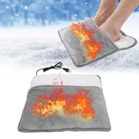 electric heating foot warmer pad usb foot heating pad winter feet warmer for home office feet warm shoes power save safe washabl