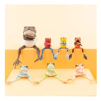 japan gacha gashapon toad origami frog mini cartoon animals doll capsule toys cute reptile model creative gift frog ornaments