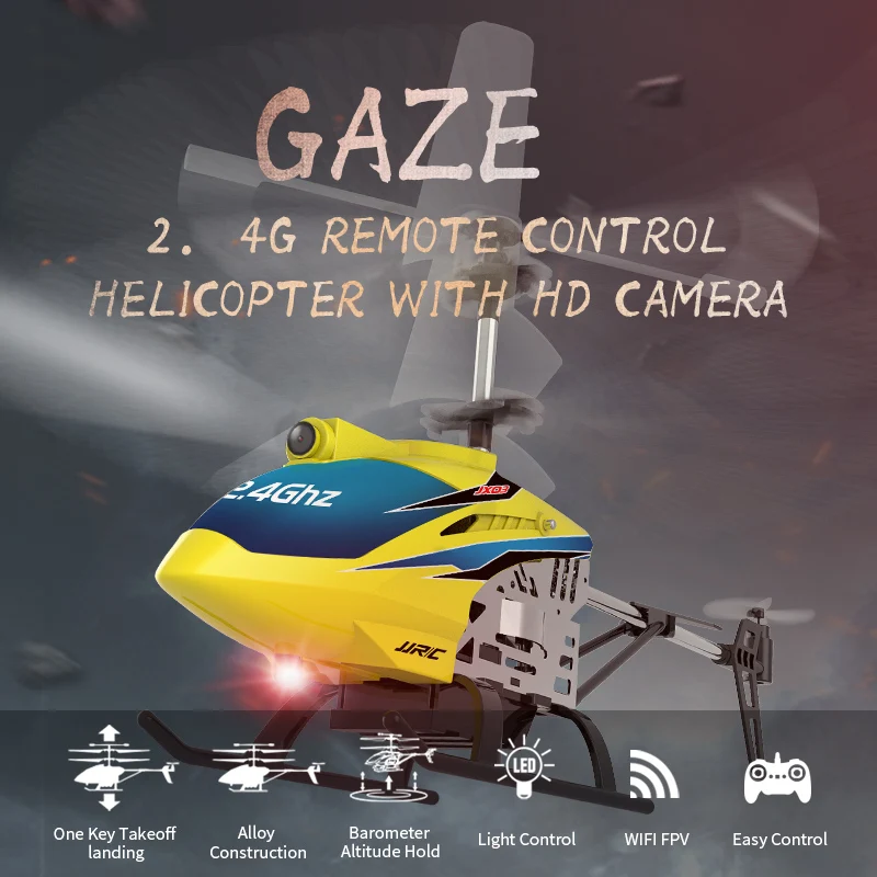 

JJRC JX03 Remote Control Helicopter Rc HD Camera 720P 2.4G 4CH Aircraft WiFi Aerial Shooting Like Children's toys Helicoptero