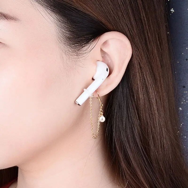 

women's earrings Anti-Lost Earphone Holder Clip Earrings Compatible with Airpods Earrings Jewerly Fashion Earrings