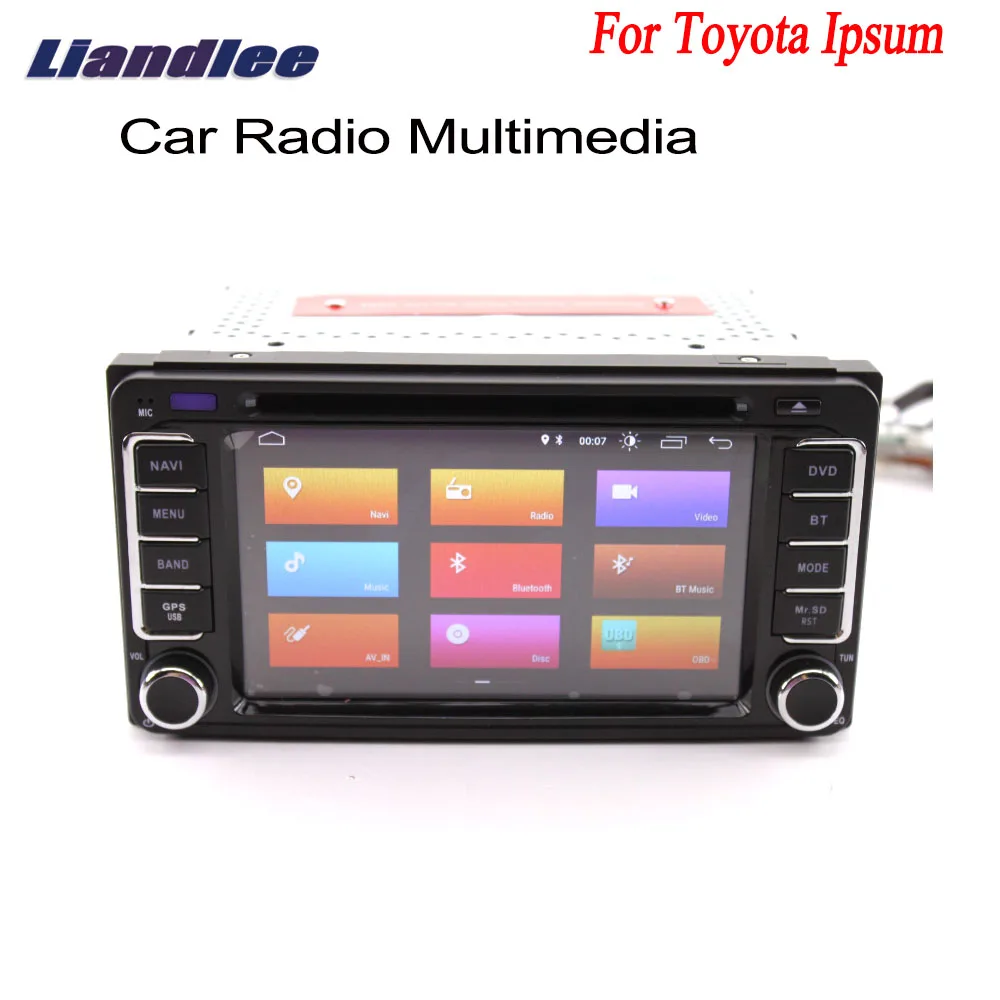Автомагнитола 2 Din DVD-плеер для Toyota Ipsum 2001 ~ 2009 Android аудио видео стерео BT Wi-Fi Carplay Map