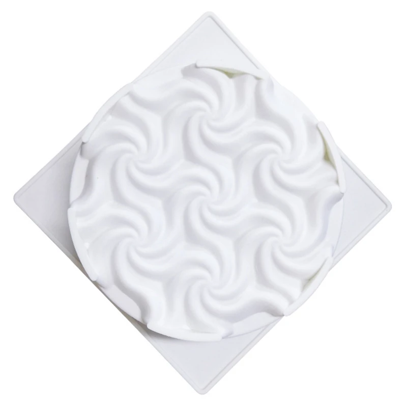 

Baking Silicone Mold for Jello, Mousse Cake, 3D Spiral Appearance Silicone Nonstick Cake Pan for Dessert Molds, Pastry C