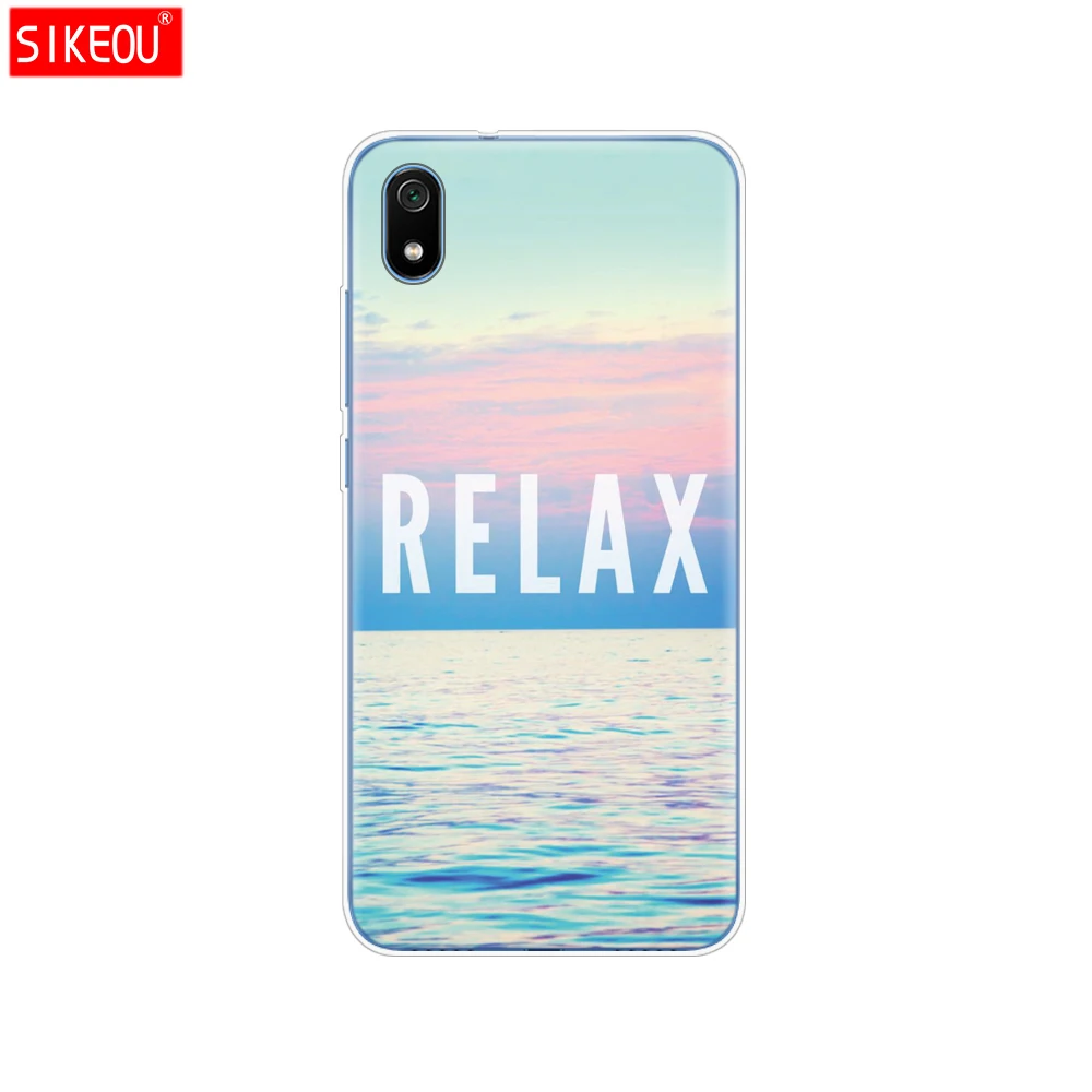 33791 Силиконовый чехол для xiaomi redmi 7a Чехлы Защитная мягкая задняя крышка из ТПУ на redmi 7 a бампер hongmi 7a чехол для телефона coque - Color: 33791
