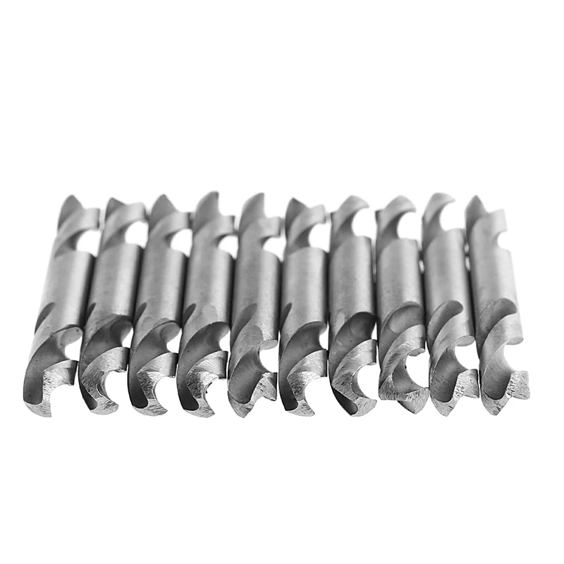 

2021 New 10Pcs 5mm HSS Double Ended Spiral Torsion Drill Tools Drill Set