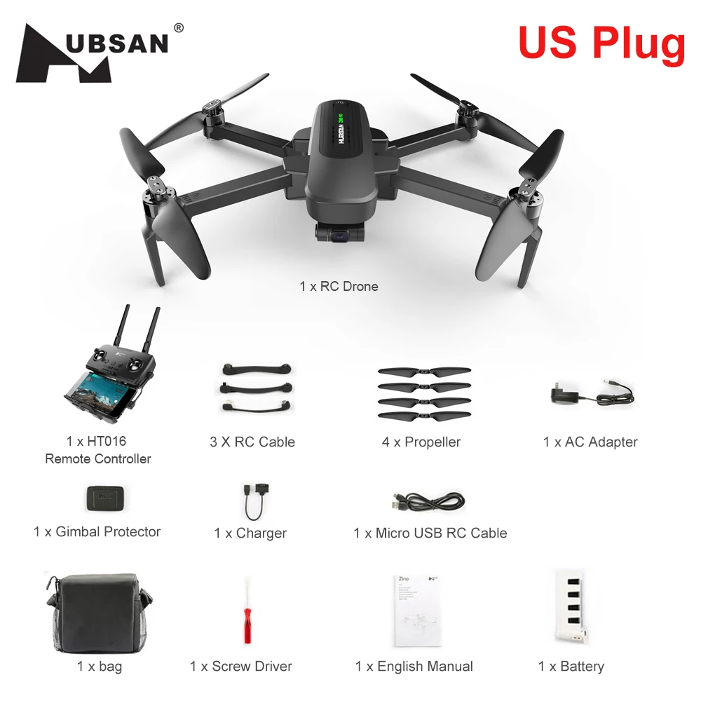 Зеленый Предпродажа; Hubsan ZINO PRO gps 5G Wi-Fi 4 км с видом от первого лица в формате 4K UHD, Камера 3-осевому гидростабилизатору Сфера панорамы RC Дрон Квадрокоптер RTF - Цвет: Зеленый