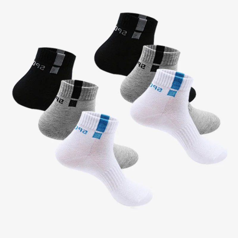10 шт. = 5 пар/упаковка мужские летние носки