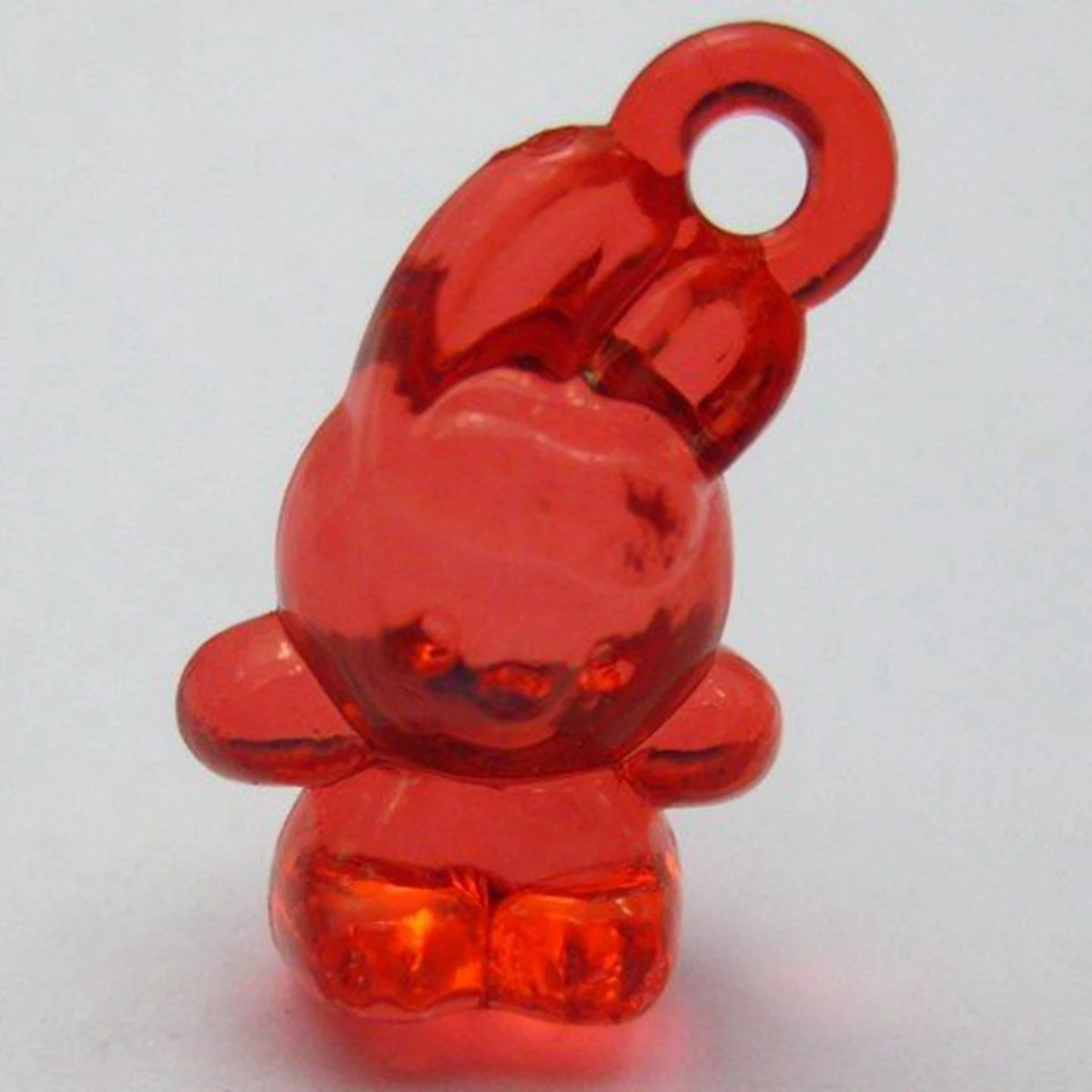 50 смешанных цветов прозрачные акриловые Подвески 3D Rabit 20 мм|pendant display|pendant controlpendant