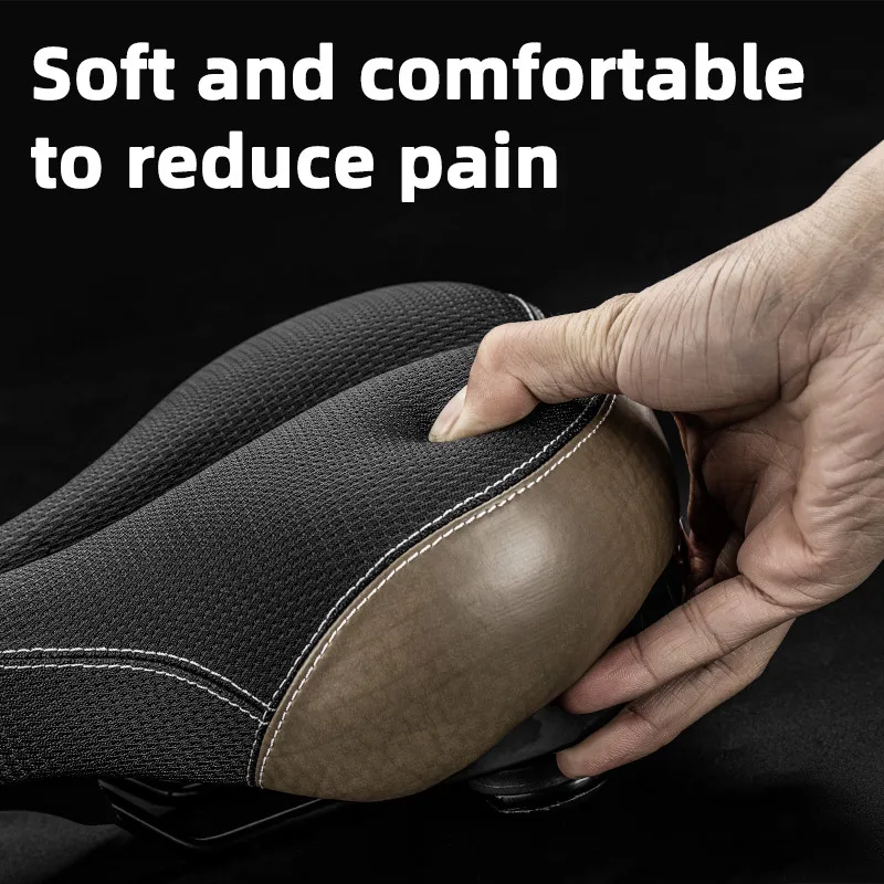 ROCKBROS Велосипедный Задний Фонарь Подушка Седло Для MTB Велосипеда Кожа