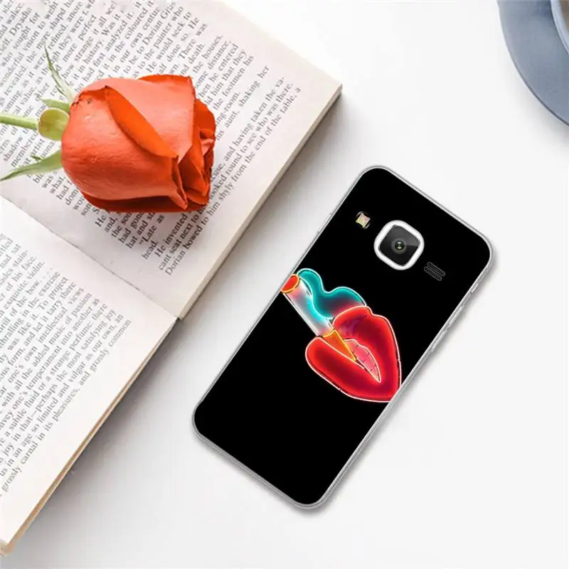 

Sexy big red lips Phone Case For Samsung Galaxy J2 J4 J5 J6 J7 J8 2016 2017 2018 Prime Pro plus Neo duo