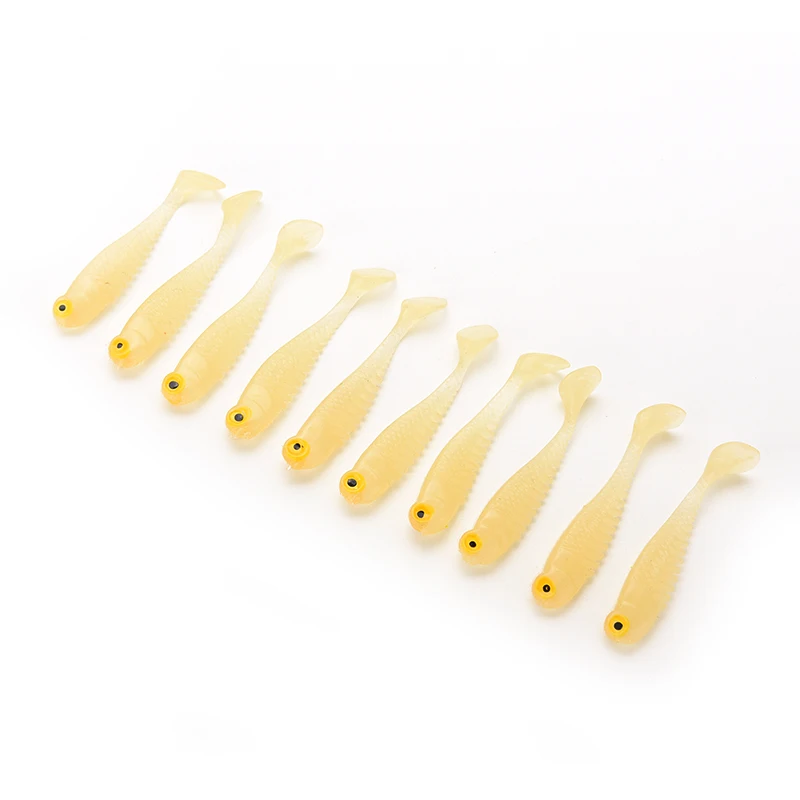 

10 Pcs/Pack Soft Sea Fishing Lure Fish Lures Bait 5.5 cm Noctilucent Artificial Fake Bait Cheapest Wholesale
