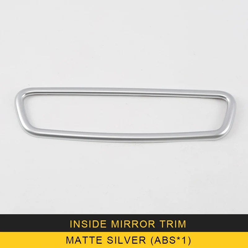 

CARMANGO For Jaguar XE 2018 Auto Car-styling Inside Rearview mirror trim Stickers Covers Interior Accessories