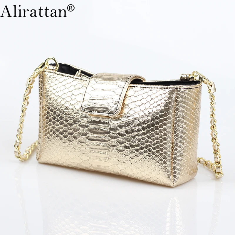 Alirattan новая сумка через плечо из искусственной кожи с цепочкой для женщин 2021