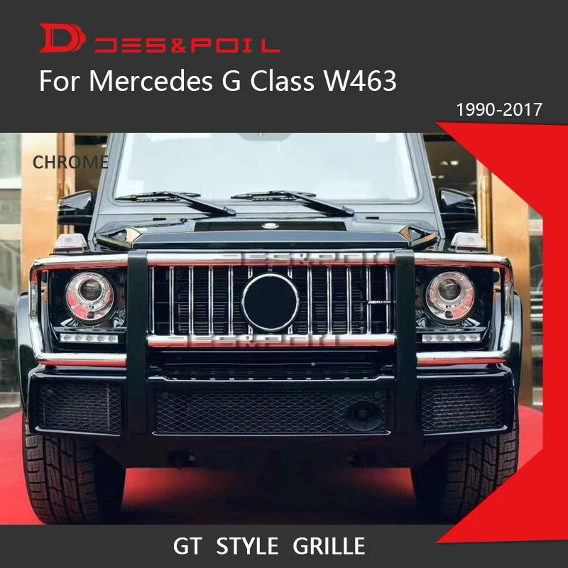 Для Mercedes Benz G Class W463 T rille вертикальный передний бампер гоночный rill 500 350 55 1990-2017