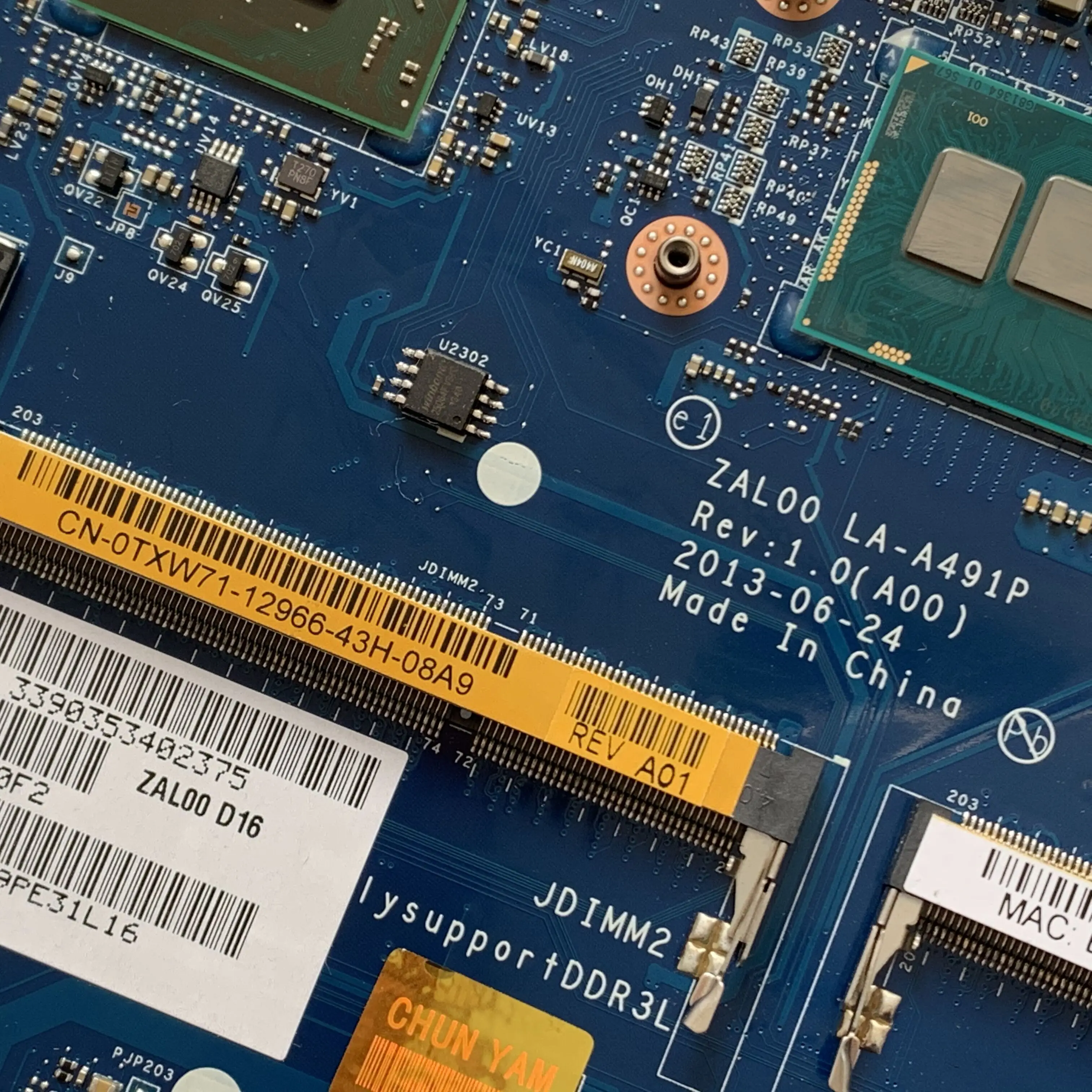 KEFU ZAL00 LA-A491P I5-4200U HD8850M 2G для DELL Dell Latitude 3540 материнская плата для ноутбука CN-0TXW71 TXW71 материнская плата для ноутбука