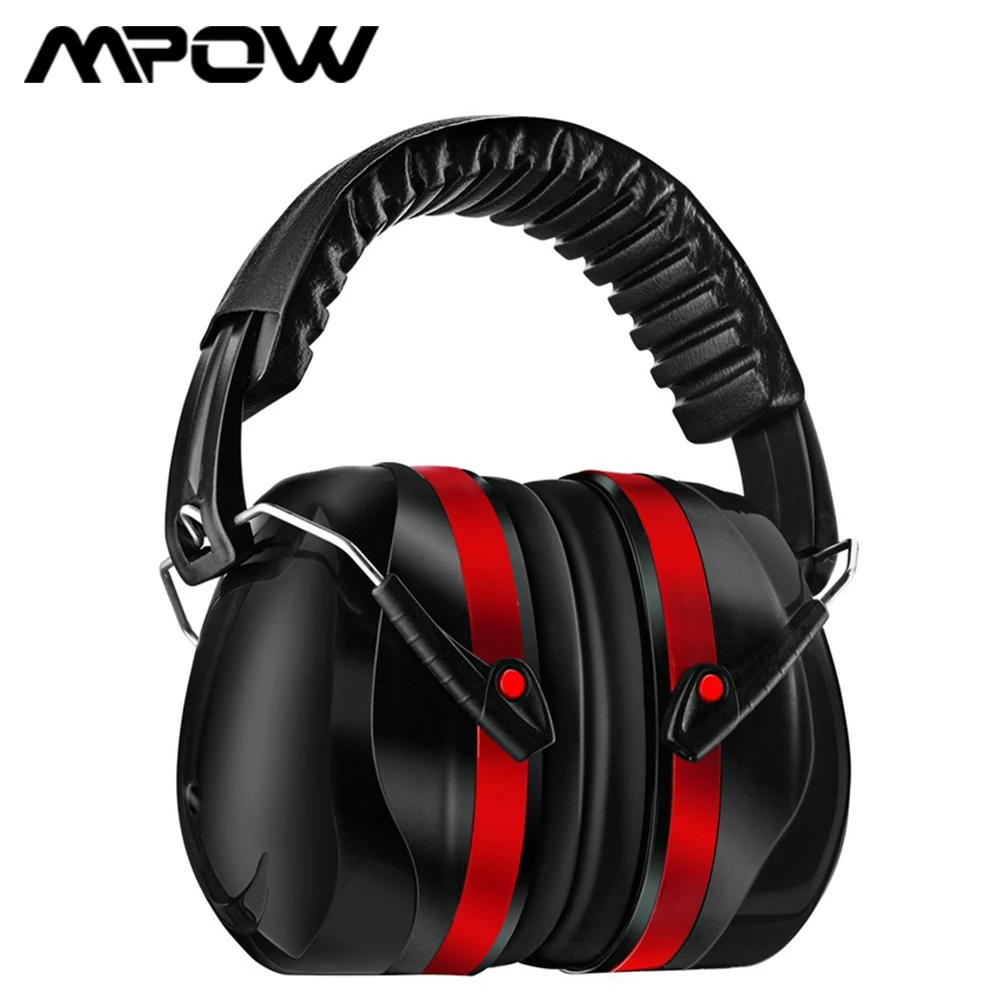 

MPOW Electronic Headphone 5.0 Bluetooth Earmuffs Hearing Protection Headphones for Music Safety Noise Reduction Charging