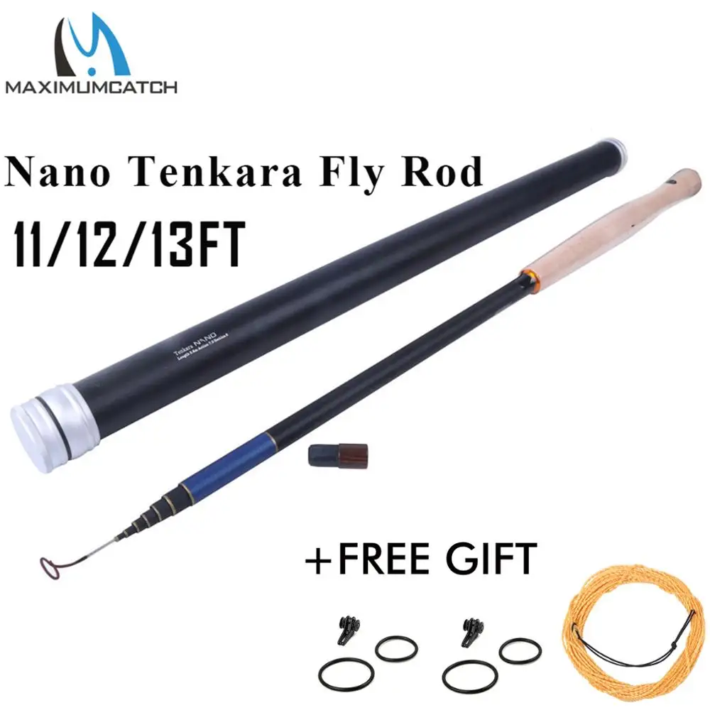 Японская нано удочка Tenkara из углеродного волокна 11/8/9 футов 6:4/7:3 сегментов|Удочки|