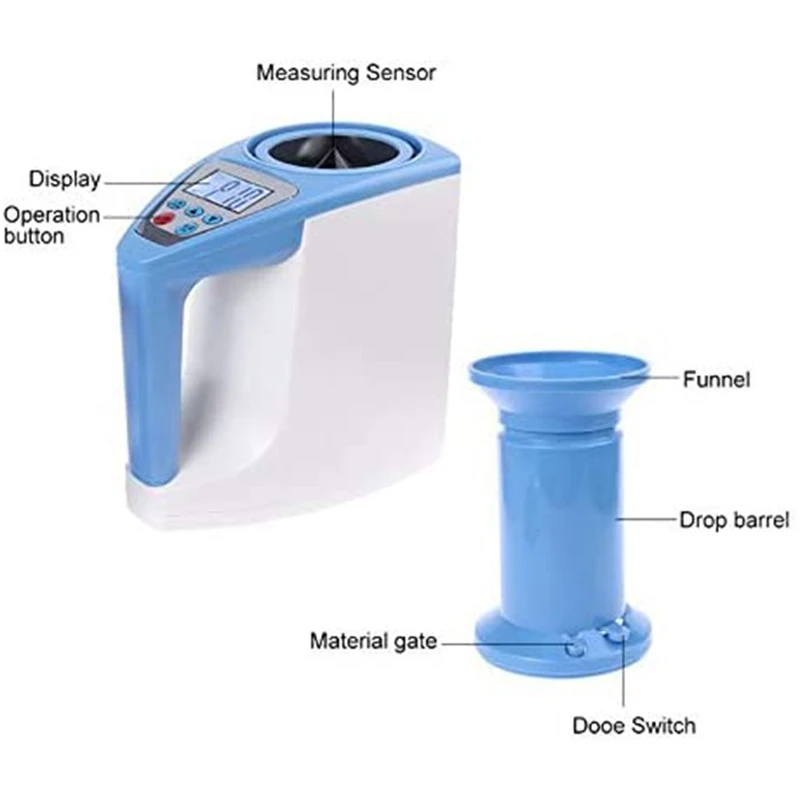

High Precision Automatic Digital Grain Corn Rice Wheat Moisture Humidity Gauge Meter Tester Detector UK Plug