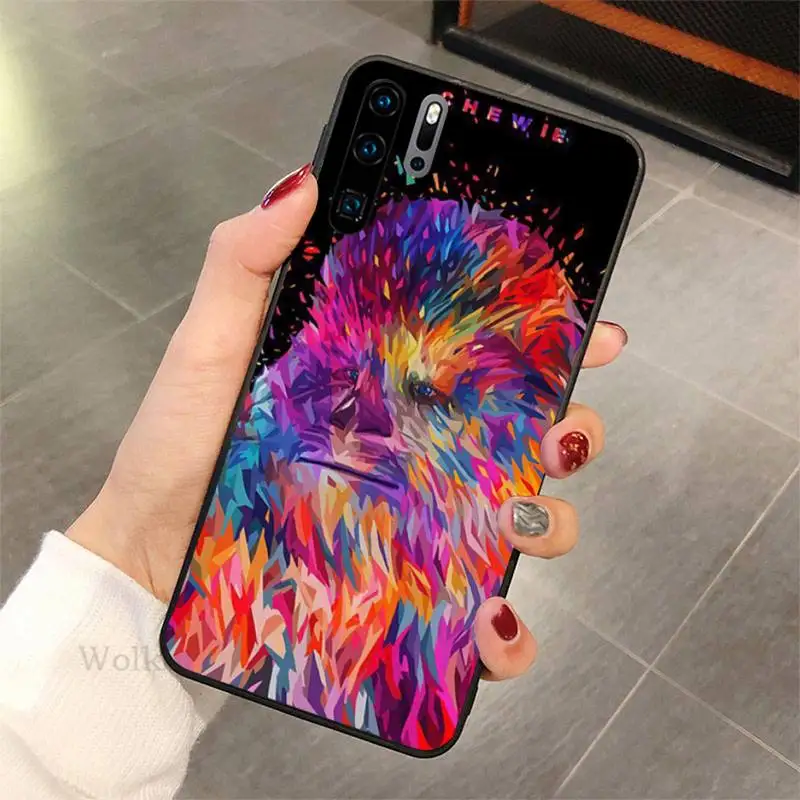 

Stars Wars watercolor Phone Case For redmi 5 plus 6 7 8 8A 9A note 7 8T 9S pro max Black Soft nax fundas cover