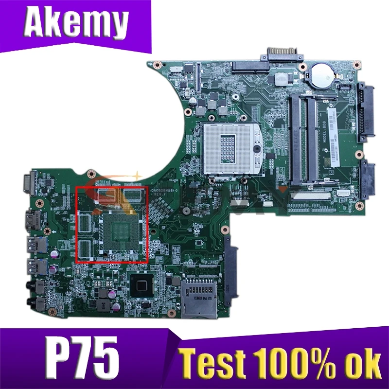 

Материнская плата AKEMY для TOSHIBA Satellite P70 P75 DA0BDBMB8B0 A000237950 SR17E PGA 947, материнская плата с полным тестированием 100%, работает
