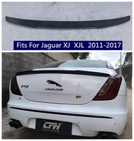 fits for jaguar xj xjl 2011 2012 2013 2014 2015 2016 2017 high quality carbon fiberabs car rear trunk lip spoiler wing