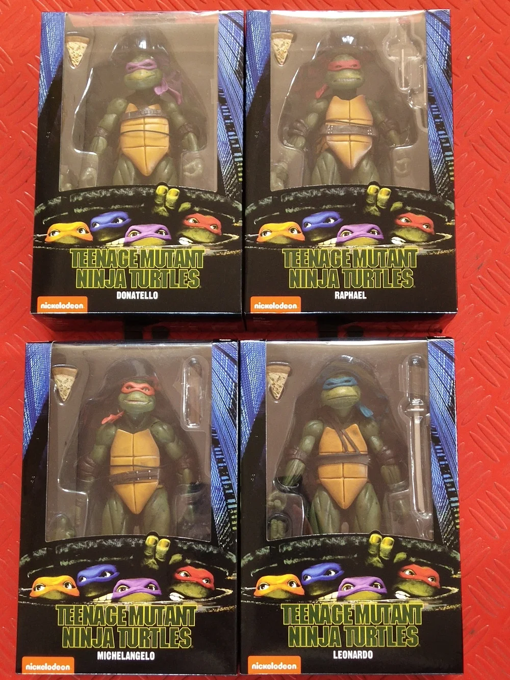 Фигурки NECA игрушки Леонардо Микеланджело Донателло Рафаэль черепахи 1990 фильмы 7