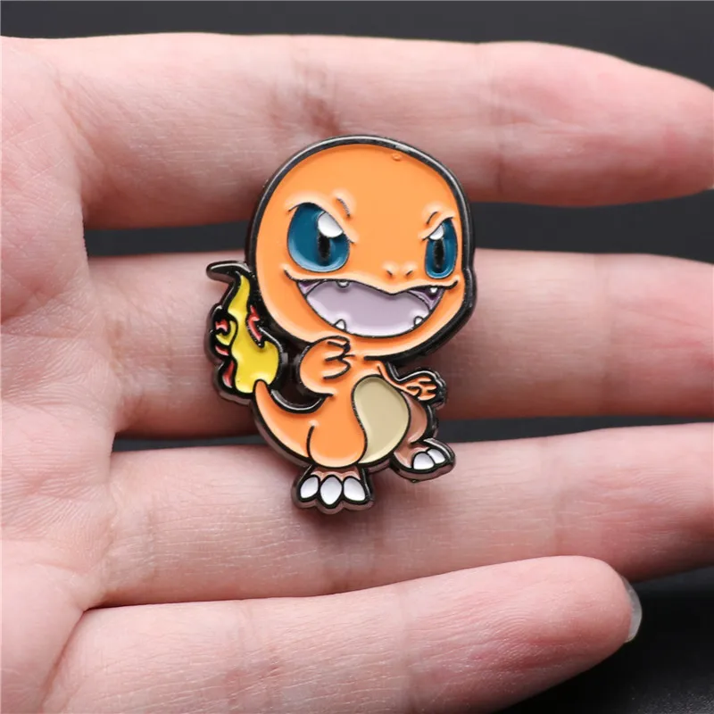 Аниме Покемон пин Пикачу Брошь Косплей костюмы Аксессуары значок Mewtwo Charmander Gengar