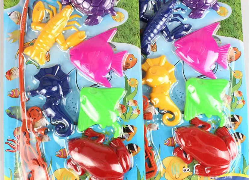 Детские магнитные игрушки для рыбалки интерактивные родителей и детей детские 3D