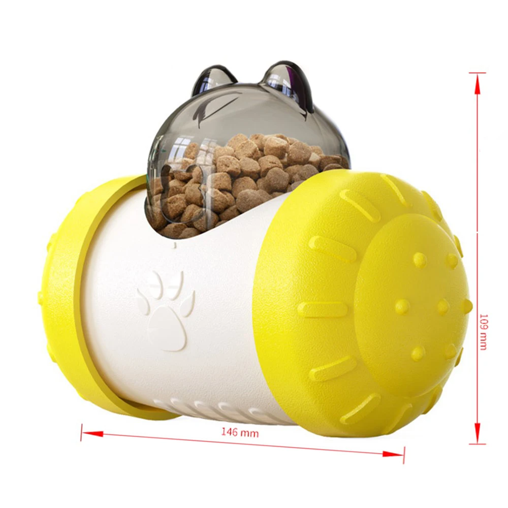 

Pet Toy Tumbler Feeder Leak Food Device Pet Puzzle Interactive Toy Swing Slow Food Tool Pet Supplies Feeding Accessories