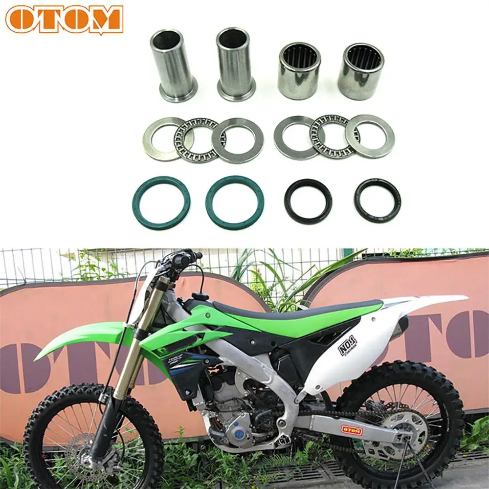 OTOM мотоцикл гонки плоская вилка Подшипник Втулка сальник комплект для KAWASAKI KX250F
