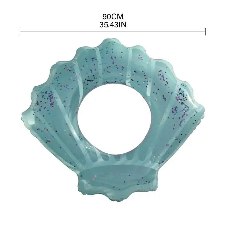 

Inflatable Sequin Shell Swimming Floats Swim Ring Summer Out Pool Toy Thicken Swimming Tube for Adults Float Activity