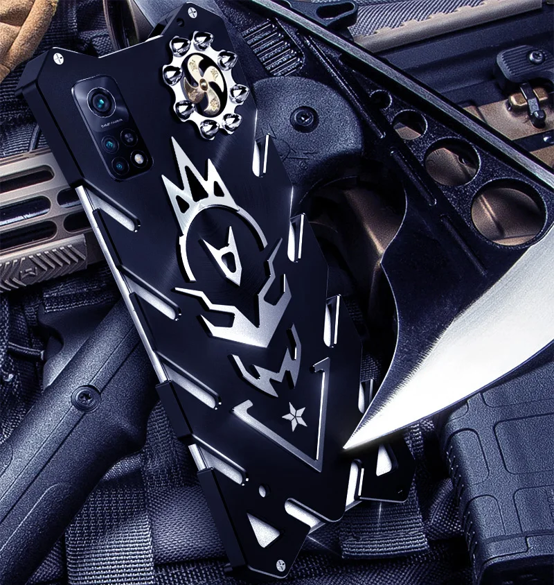 

3D алюминиевый защитный чехол для Xiaomi CIVI 11 Lite 10 10S Redmi K30S K40 Pro Poco F3 GT