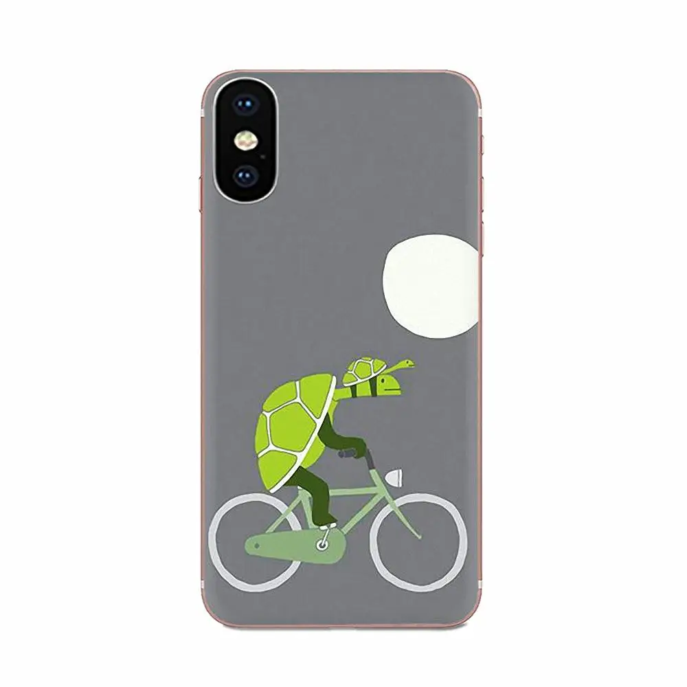 Мягкий чехол-накладка с рисунком животных черепаха для Xiaomi Redmi Note 8 8A 8T 10 K30 Pro Motorola G