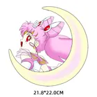 Термоклейкие нашивки с аппликацией Сейлор Мун, термоклейкие наклейки на одежду, для курток, аниме