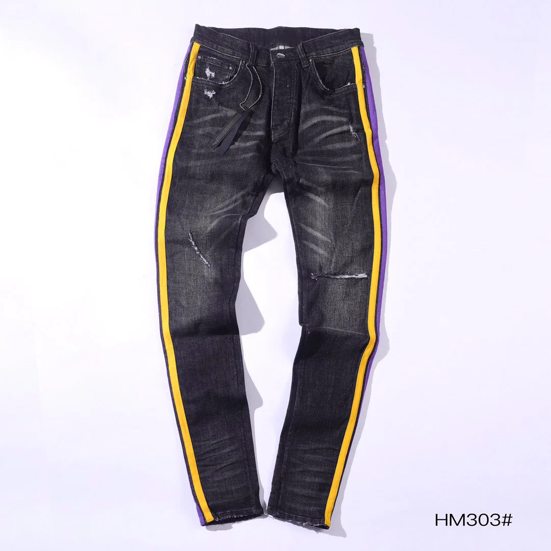 Мужские зауженные джинсы со скидкой HM303