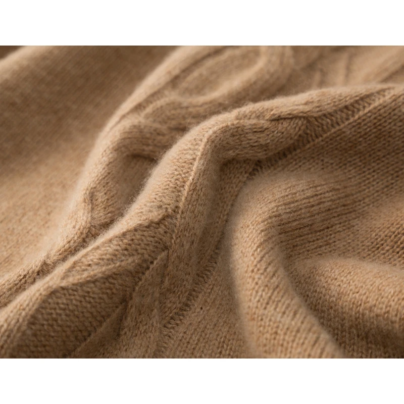 black sweater cashmere wool thick brown jumper women clothing turtleneck long sleeve top winter clothes tricot plus size tops za