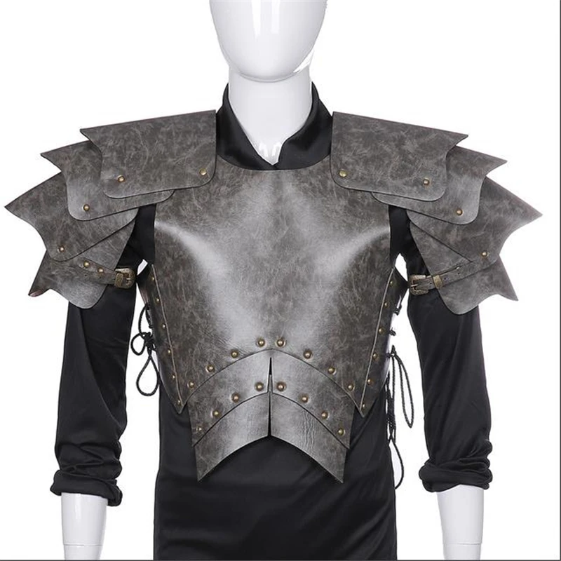 

Retro Medieval PU Samurai Knight Armor Cosplay Adult Men's Women's Halloween Carnival Stage Performance Costume Props