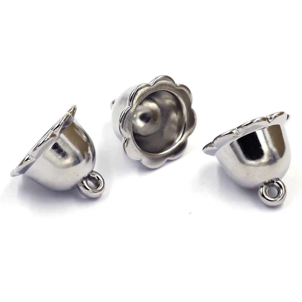 Концевые шапочки для бусин шапочка с кисточкой пластиковая розетка ручная