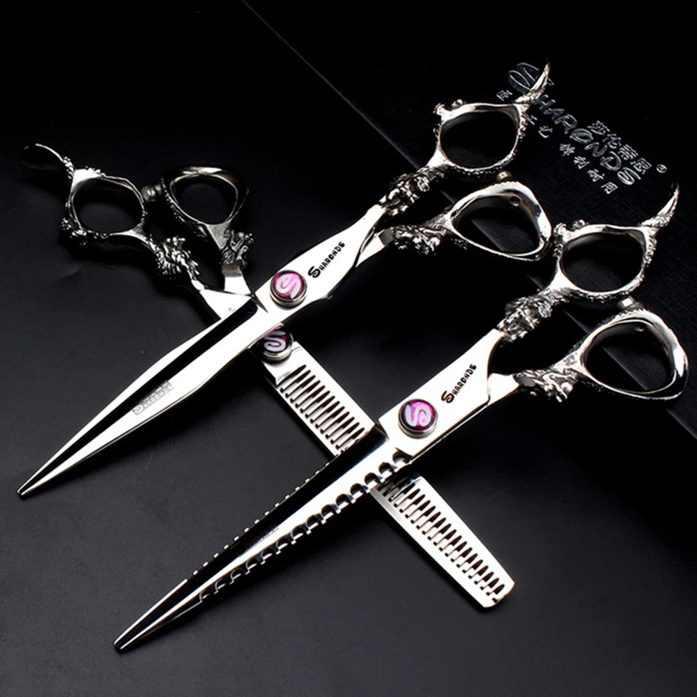 Профессиональные ножницы для стрижки питомцев 7 дюймов японские груминга собак и