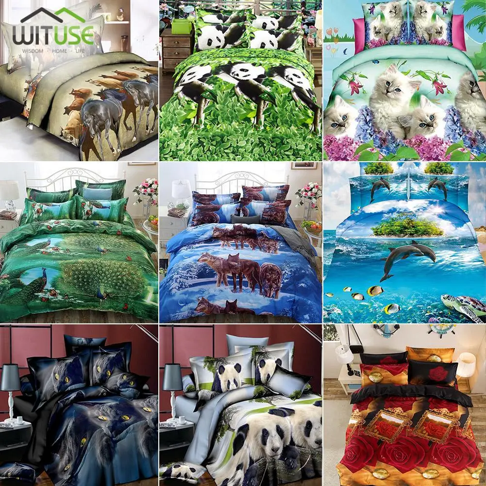 Домашний текстиль Комплект постельного белья 3D европейский и американский