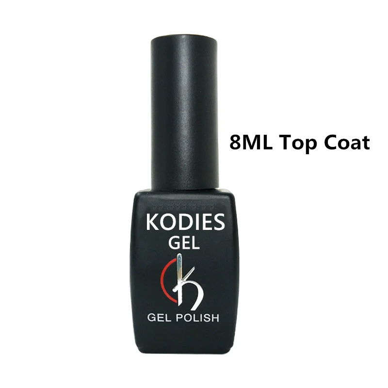 8ML Top Coat KODIES зимний цветной гель лак глазурь замачиваемый УФ светодиодный гель для ногтей художественный Гель-лак для ногтей Vernis Полупостоянный лак для ногтей 8 мл Gellak - Цвет: 8ML Top Coat
