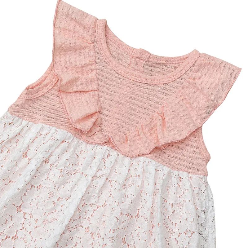 Bobora-body de manga con volantes de encaje para ni&ntilde;a reci&eacute;n nacida, mono con Espalda descubierta, conjunto de ropa, pelele-3