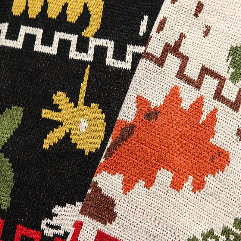 

Mens Christmas Knitted Sweaters Streetwear 2020 Winter Women HipHop Unisex Casual Vintage Loose Couple Oversize Pullover Sweater